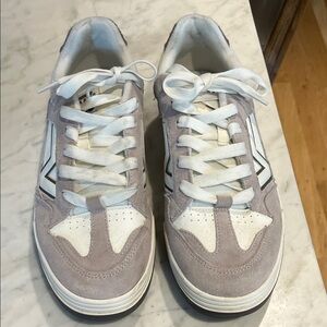 Vans White, Light Gray Sneakers. Only worn 4x. Specifically in summer.